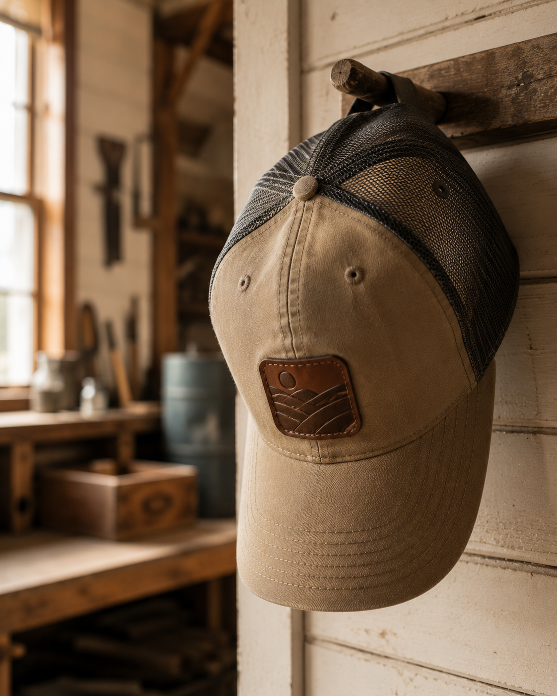 Custom leather patch hats — FirstMark