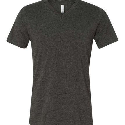 Unisex Heather CVC V-Neck Tee