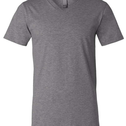 Unisex Heather CVC V-Neck Tee