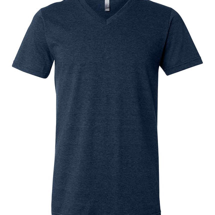 Unisex Heather CVC V-Neck Tee