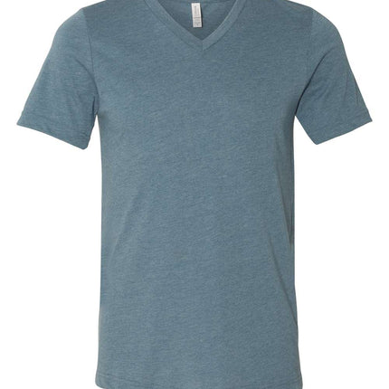 Unisex Heather CVC V-Neck Tee