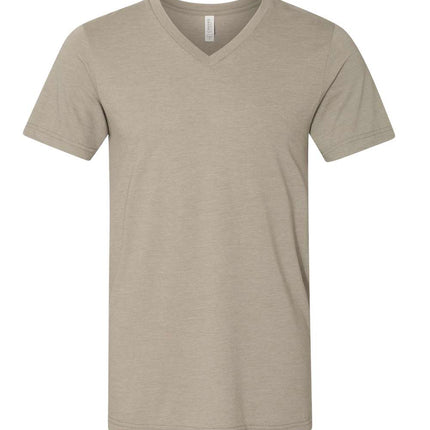 Unisex Heather CVC V-Neck Tee