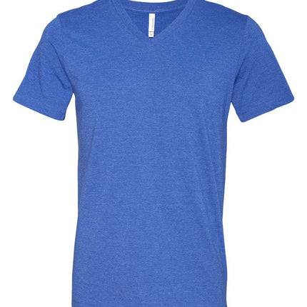 Unisex Heather CVC V-Neck Tee
