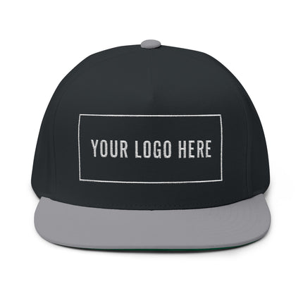 Custom Embroidered Flat Bill Snapback - Yupoong 6007