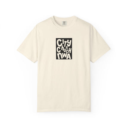 City Church NWA T-Shirt — Retro Block Letter Graphic Tee