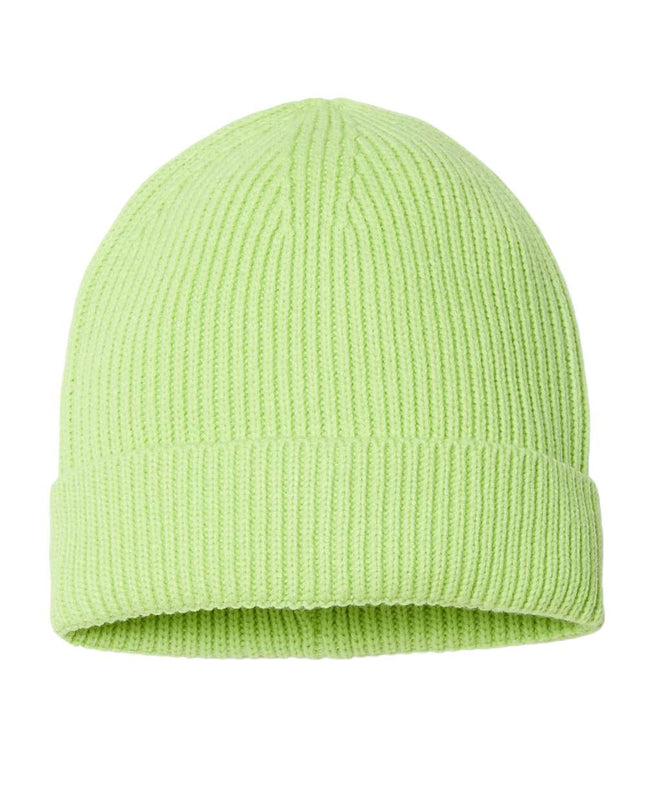 Sustainable Fine Rib Cuffed Beanie