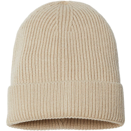 Sustainable Fine Rib Cuffed Beanie