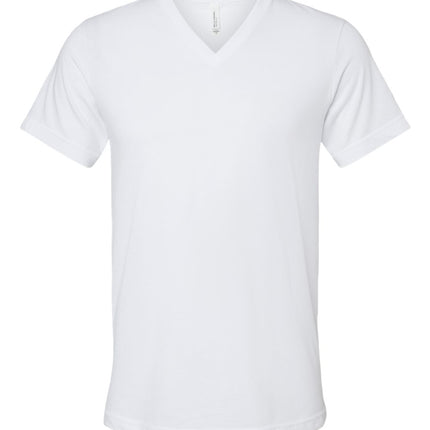Unisex Heather CVC V-Neck Tee