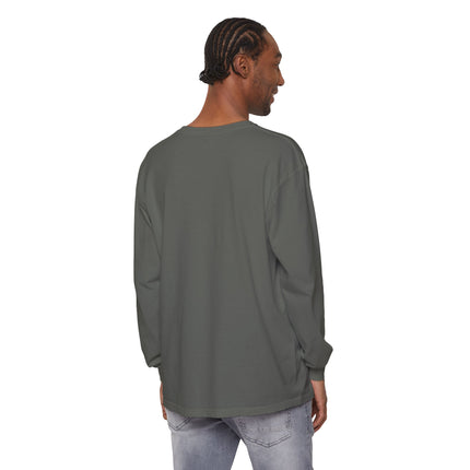 Custom Printed Garment-Dyed Heavyweight Long-Sleeve T-Shirt - Comfort Colors 6014