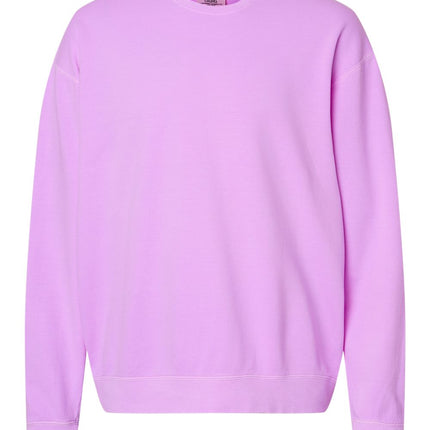 Unisex Garment-Dyed Lightweight Fleece Crewneck Sweatshirt