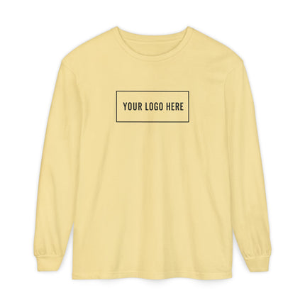 Custom Printed Garment-Dyed Heavyweight Long-Sleeve T-Shirt - Comfort Colors 6014
