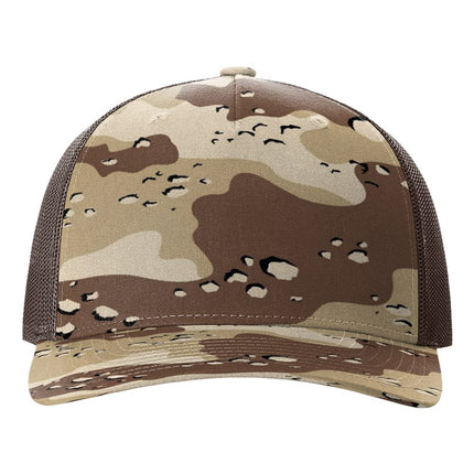 Printed Five-Panel Trucker Cap