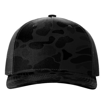 Printed Five-Panel Trucker Cap