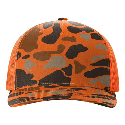 Printed Five-Panel Trucker Cap