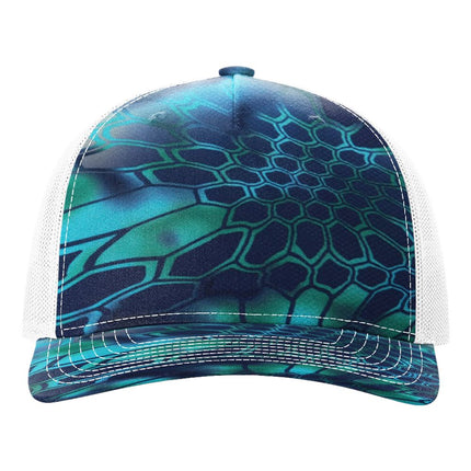 Printed Five-Panel Trucker Cap