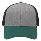 Heather Grey/ Charcoal/ Forest Green