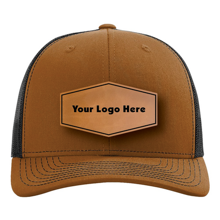 Richardson 112 Leather Patch Hat – Snapback Trucker