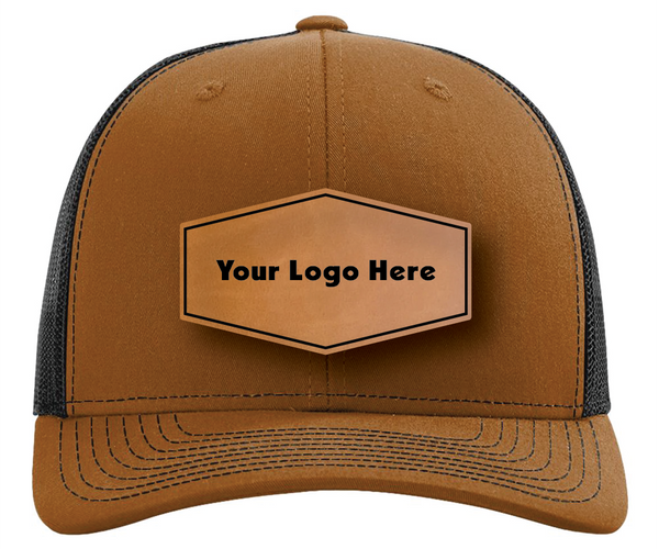 Richardson 112 Leather Patch Hat – Snapback Trucker Cap