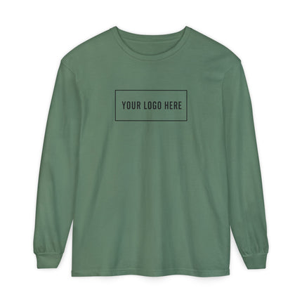 Custom Printed Garment-Dyed Heavyweight Long-Sleeve T-Shirt - Comfort Colors 6014