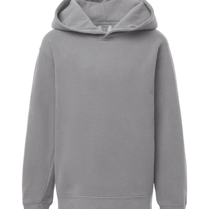 Youth Garment-Dyed Lightweight Fleece Hooded Sweatshirt