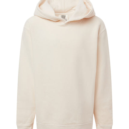 Youth Garment-Dyed Lightweight Fleece Hooded Sweatshirt