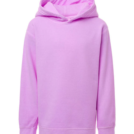 Youth Garment-Dyed Lightweight Fleece Hooded Sweatshirt