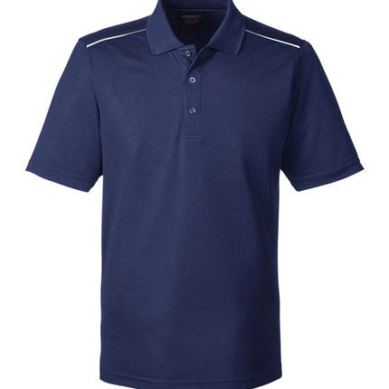 Men's Radiant Performance Piqué Polo with Reflective Piping