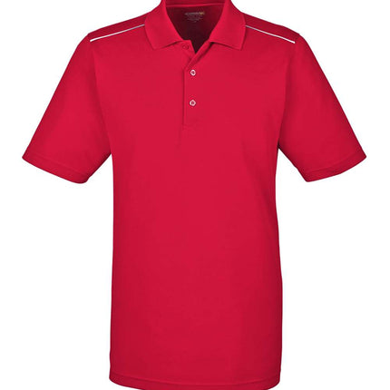 Men's Radiant Performance Piqué Polo with Reflective Piping