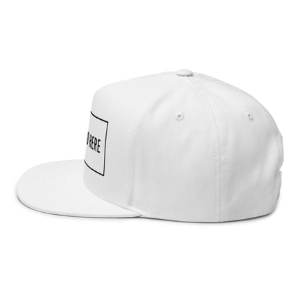 Custom Embroidered Flat Bill Snapback - Yupoong 6007