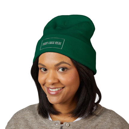 Custom Embroidered Cuffed Beanie - Yupoong 1501KC