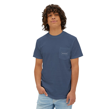 Custom Printed Unisex Garment-Dyed Pocket T-Shirt - Comfort Colors 6030