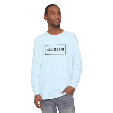 Custom Printed Garment-Dyed Heavyweight Long-Sleeve T-Shirt - Comfort Colors 6014