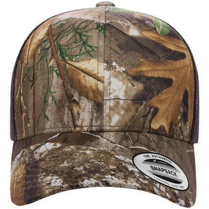 YP Classics 6606 Leather Patch Hat – Retro Trucker Cap