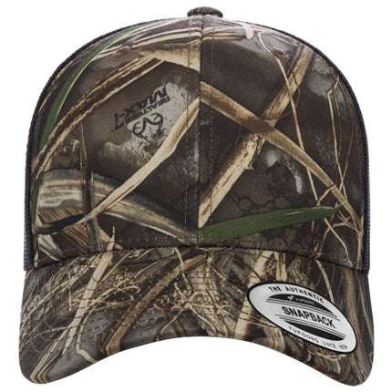 YP Classics 6606 Leather Patch Hat – Retro Trucker Cap