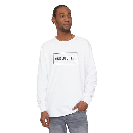 Custom Printed Garment-Dyed Heavyweight Long-Sleeve T-Shirt - Comfort Colors 6014