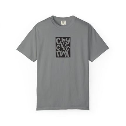 City Church NWA T-Shirt — Retro Block Letter Graphic Tee