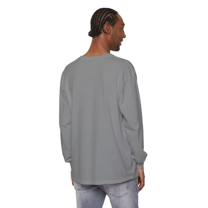 Custom Printed Garment-Dyed Heavyweight Long-Sleeve T-Shirt - Comfort Colors 6014