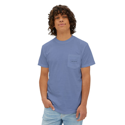 Custom Printed Unisex Garment-Dyed Pocket T-Shirt - Comfort Colors 6030
