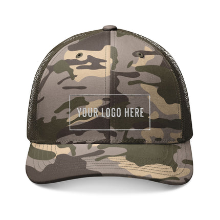 Custom Embroidered Camo Trucker Hat - OTTO 105-1247