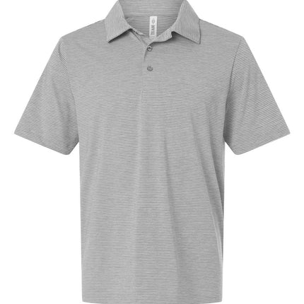 Men's Relay Heathered Stripe Polo