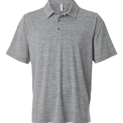 Men's Relay Heathered Stripe Polo
