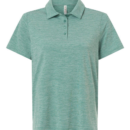 Women's Relay Heathered Stripe Polo