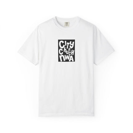 City Church NWA T-Shirt — Retro Block Letter Graphic Tee