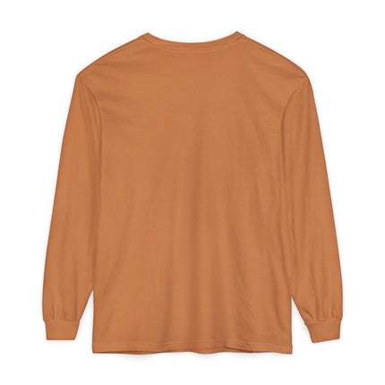 Custom Printed Garment-Dyed Heavyweight Long-Sleeve T-Shirt - Comfort Colors 6014