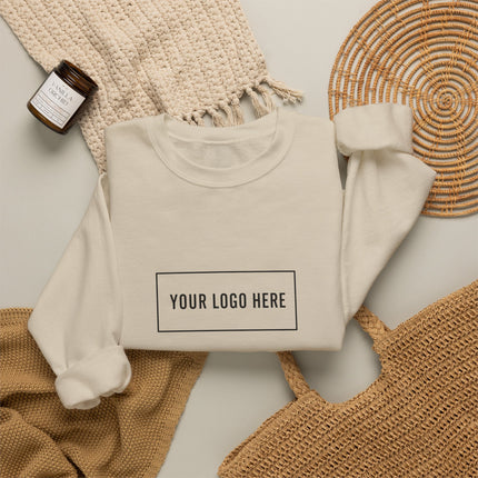 Custom Printed Unisex Sweatshirt - Gildan 18000