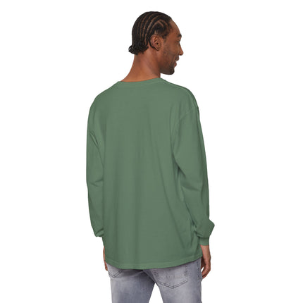 Custom Printed Garment-Dyed Heavyweight Long-Sleeve T-Shirt - Comfort Colors 6014