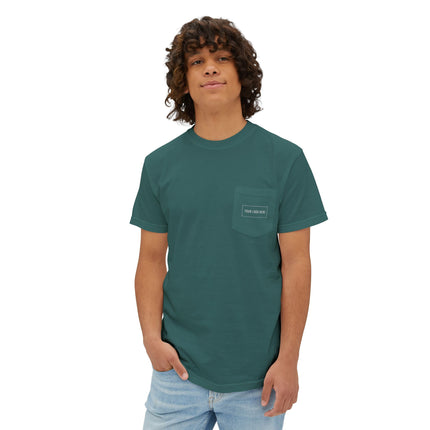 Custom Printed Unisex Garment-Dyed Pocket T-Shirt - Comfort Colors 6030