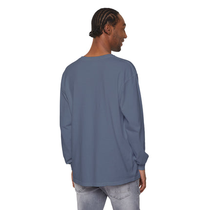 Custom Printed Garment-Dyed Heavyweight Long-Sleeve T-Shirt - Comfort Colors 6014