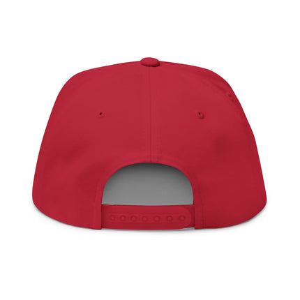 Custom Embroidered Flat Bill Snapback - Yupoong 6007