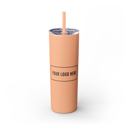 Custom Printed Insulated Tumbler with Straw - 20oz